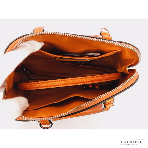 NWT - Coach Metallic Tangerine Shoulder Bag - Picture 3 of 7